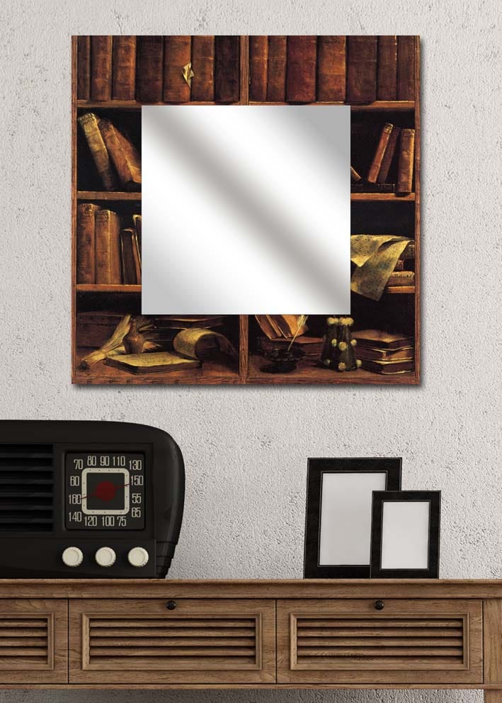 Dekorspegel 50x50 cm - Flerfärgad - Inredning - Speglar - Väggspegel