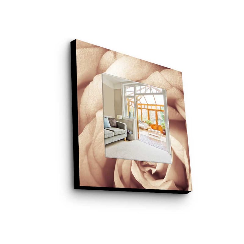 Dekorspegel 50x50 cm - Flerfärgad - Inredning - Speglar - Väggspegel