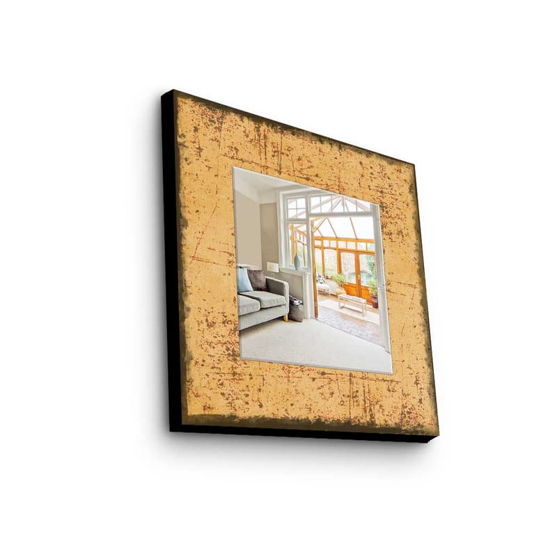 Dekorspegel 50x50 cm - Flerfärgad - Inredning - Speglar - Väggspegel