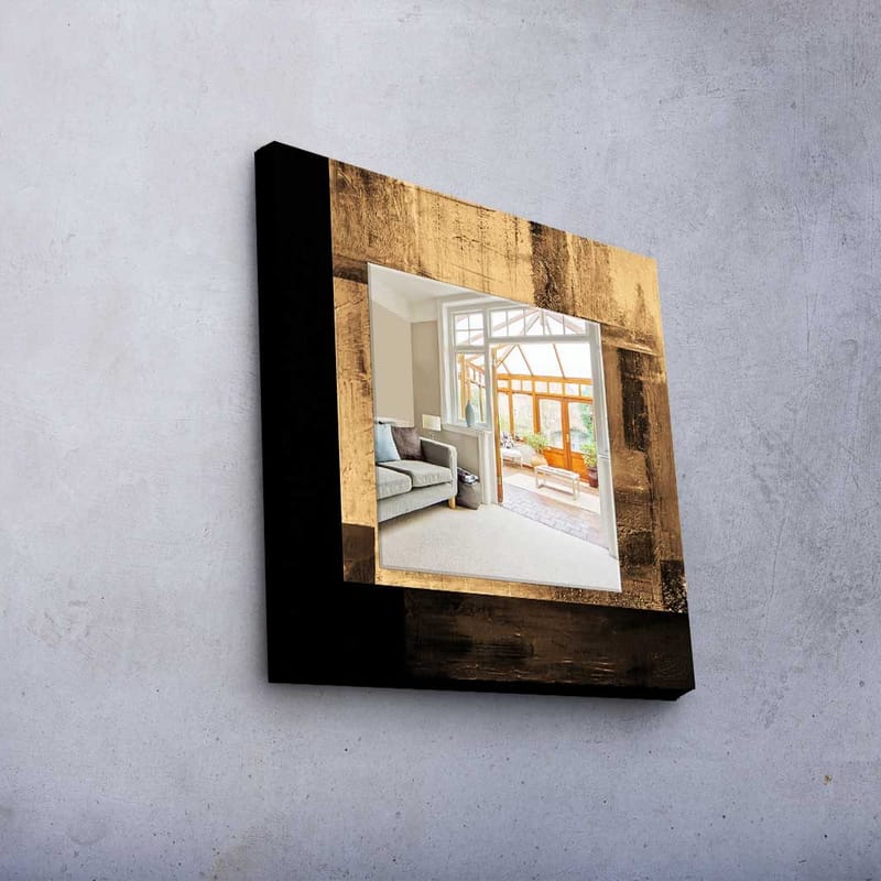 Dekorspegel 50x50 cm - Flerfärgad - Inredning - Speglar - Väggspegel