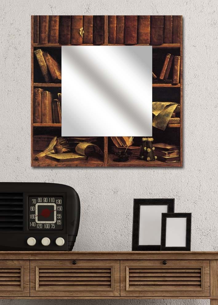 Dekorspegel 50x50 cm, Flerfärgad