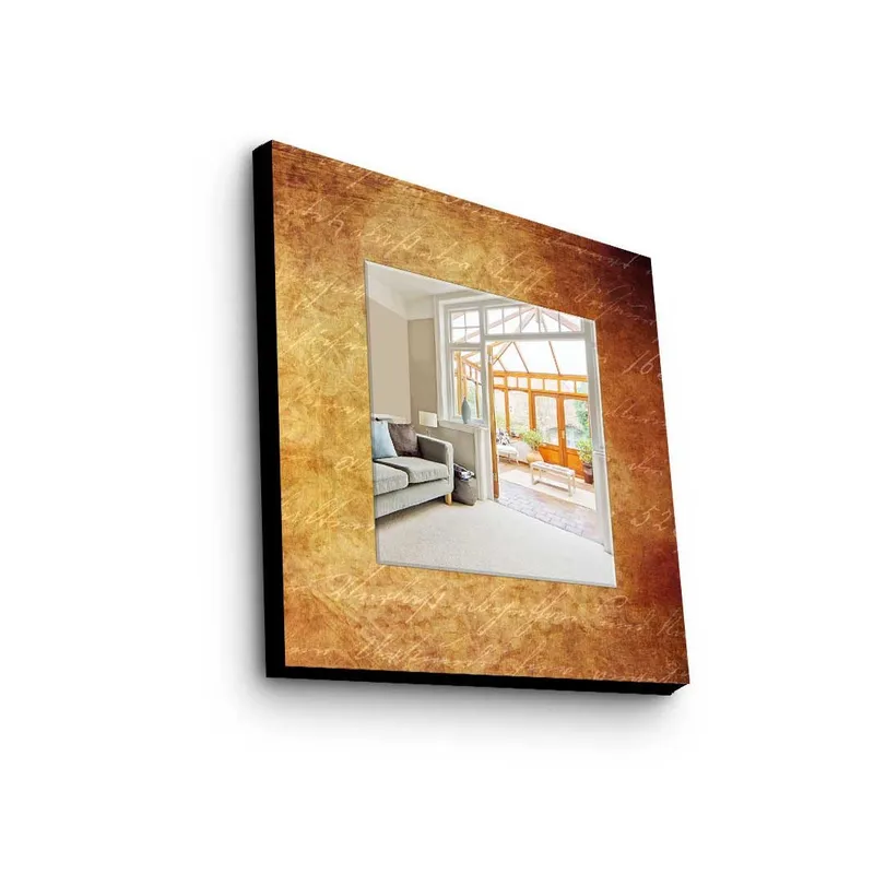 Dekorspegel 50x50 cm, Flerfärgad