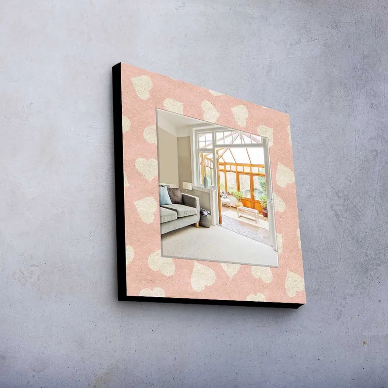 Dekorspegel 50x50 cm - Flerfärgad - Inredning - Speglar - Väggspegel