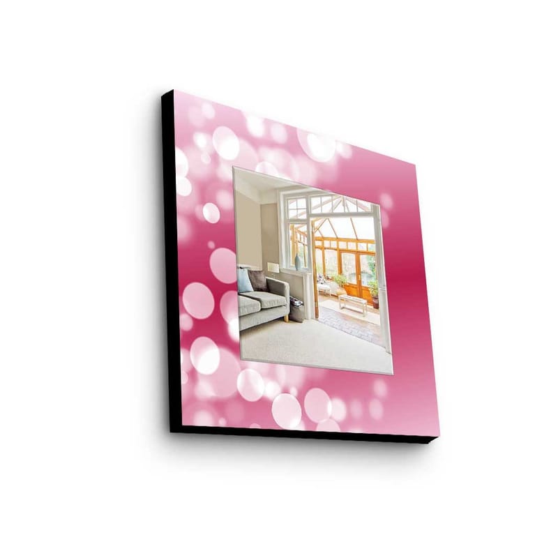 Dekorspegel 50x50 cm, Flerfärgad