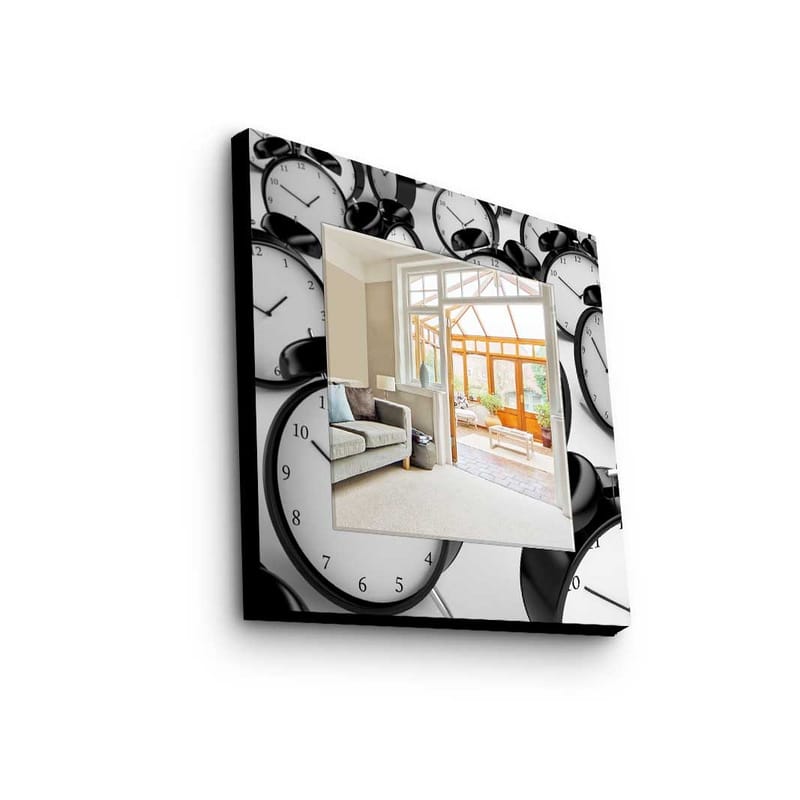 Dekorspegel 50x50 cm, Flerfärgad