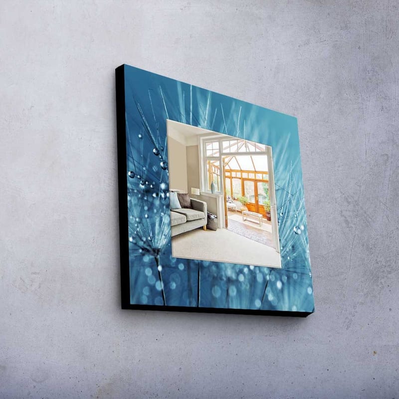 Dekorspegel 50x50 cm - Flerfärgad - Inredning - Speglar - Väggspegel