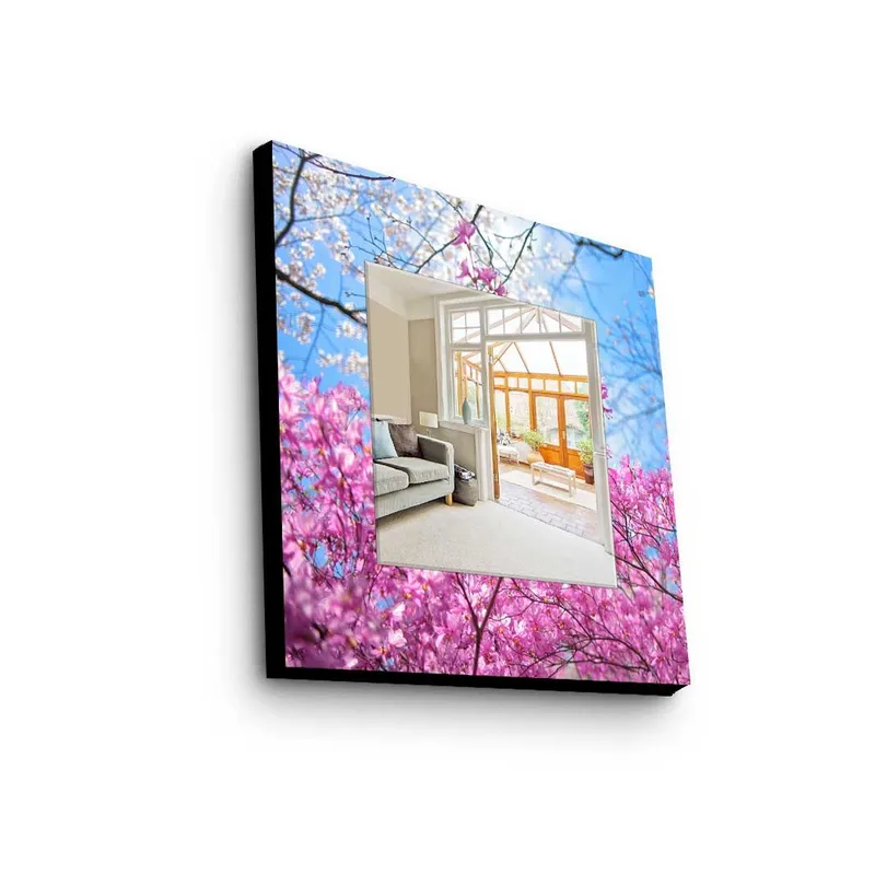 Dekorspegel 50x50 cm, Flerfärgad