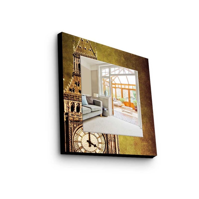 Dekorspegel 50x50 cm, Flerfärgad