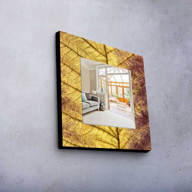 Dekorspegel 50x50 cm - Flerfärgad - Inredning - Speglar - Väggspegel