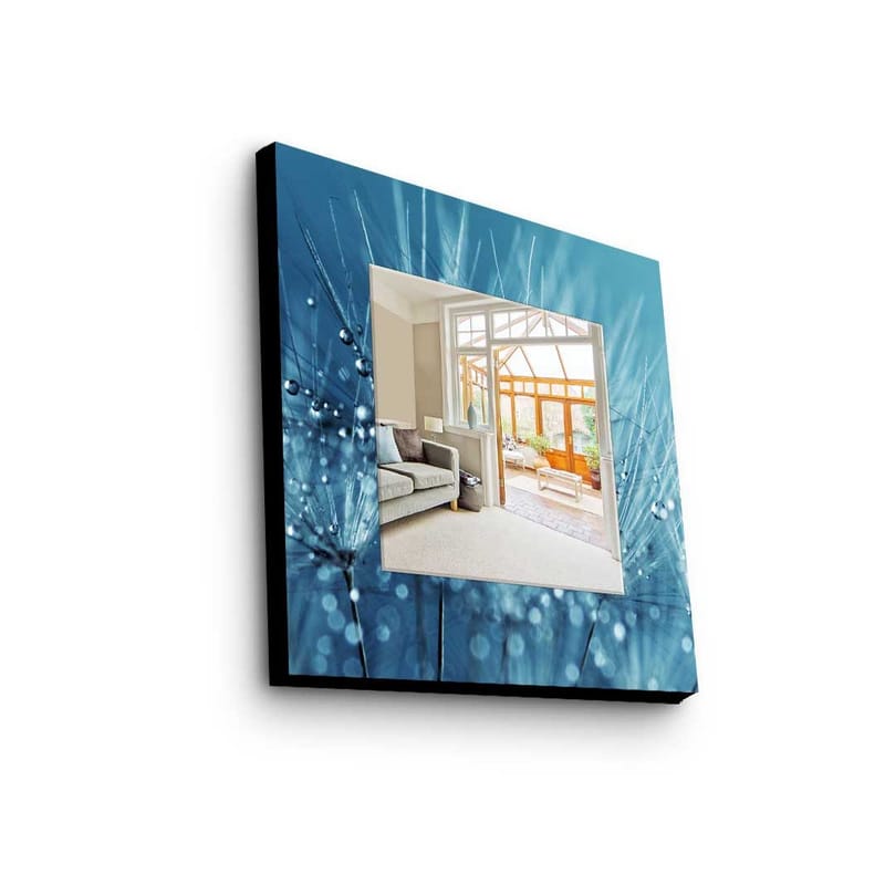 Dekorspegel 50x50 cm, Flerfärgad