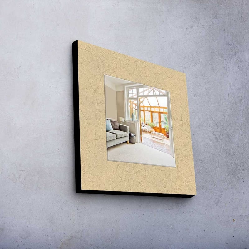 Dekorspegel 50x50 cm - Flerfärgad - Inredning - Speglar - Väggspegel