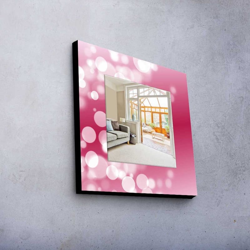 Dekorspegel 50x50 cm - Flerfärgad - Inredning - Speglar - Väggspegel