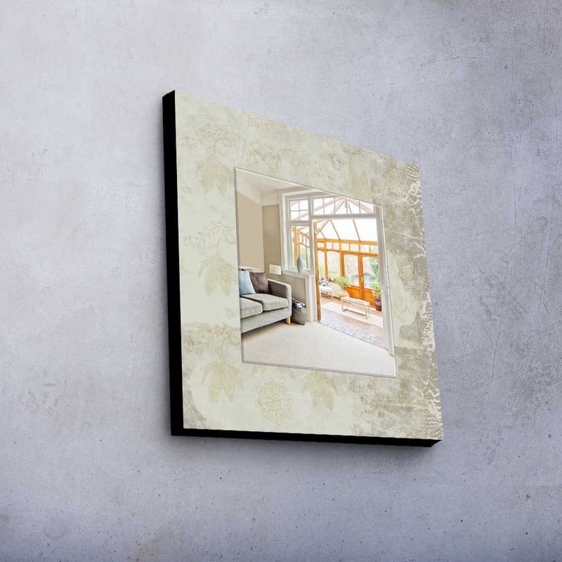 Dekorspegel 50x50 cm - Flerfärgad - Inredning - Speglar - Väggspegel