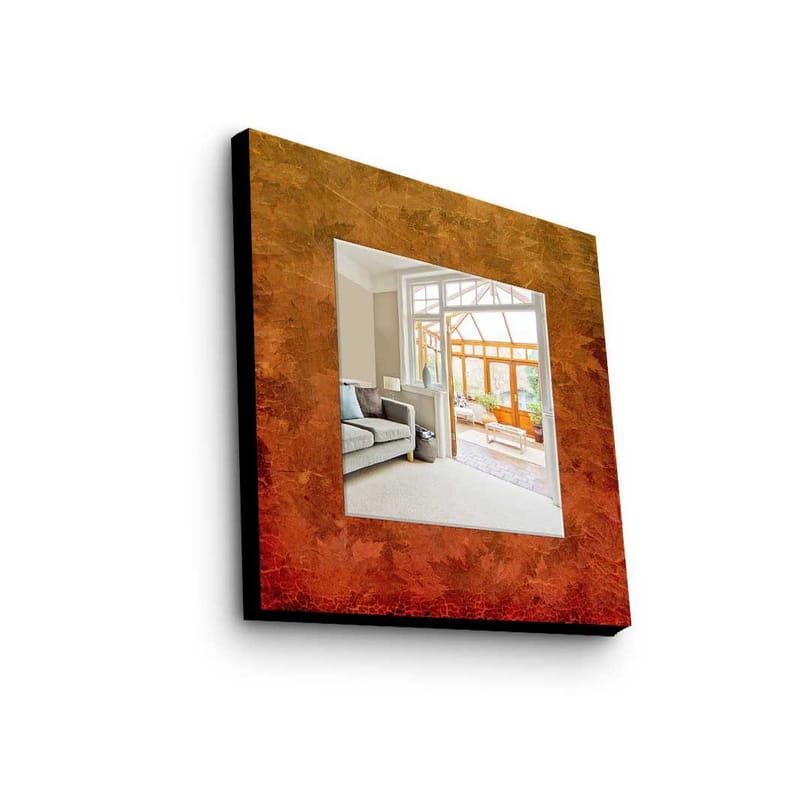 Dekorspegel 50x50 cm, Flerfärgad