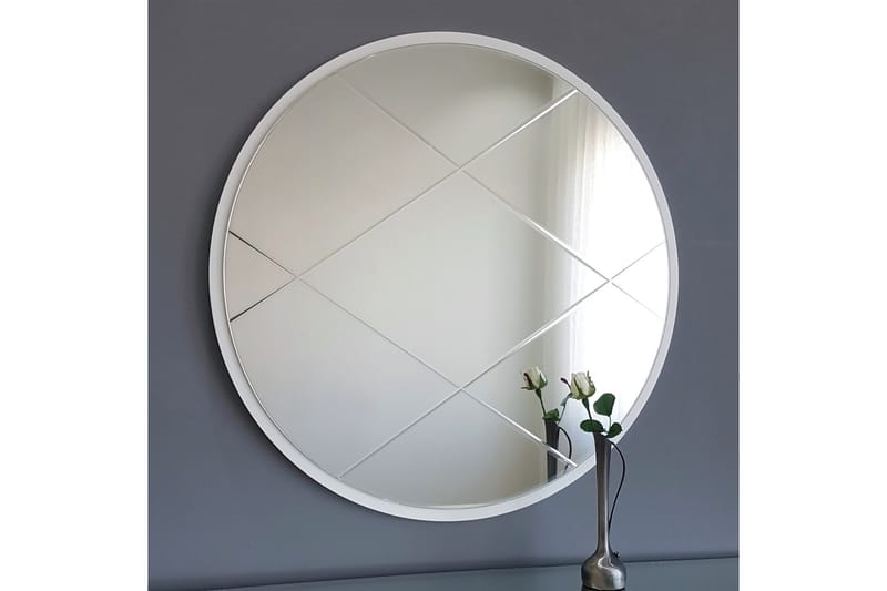 Delance Dekorationsspegel 60 cm - Silver - Väggspegel - Hallspegel