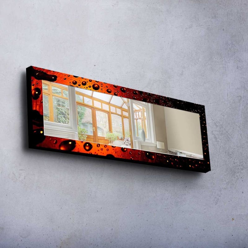 Denisova Dekorspegel 40x120 cm Christmas - Spegelglas/Tyg/Flerfärgad - Inredning - Speglar - Väggspegel