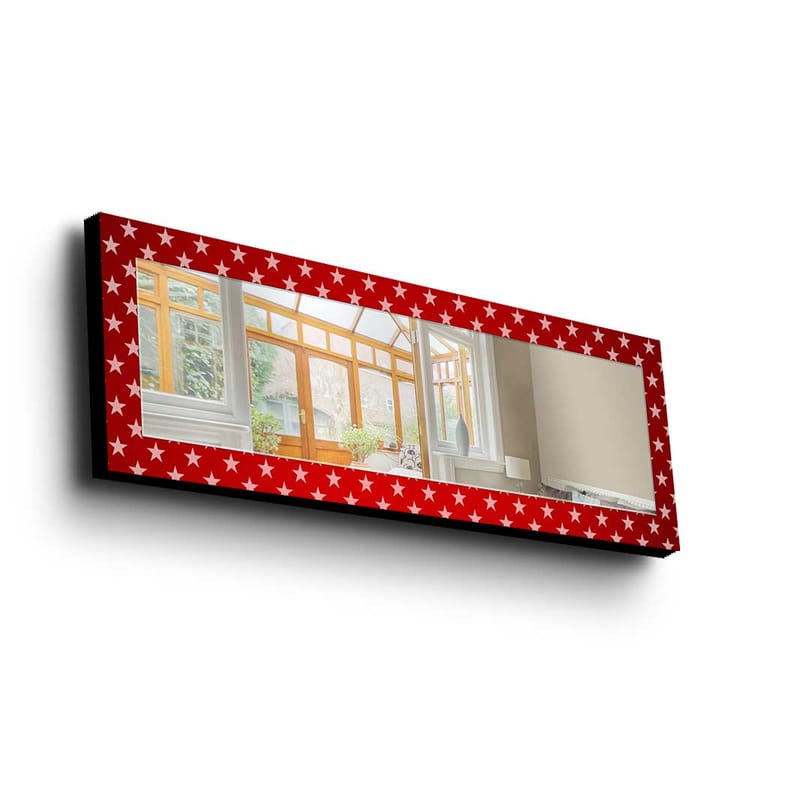 Denisova Dekorspegel 40x120 cm Christmas - Spegelglas/Tyg/Flerfärgad - Inredning - Speglar - Väggspegel