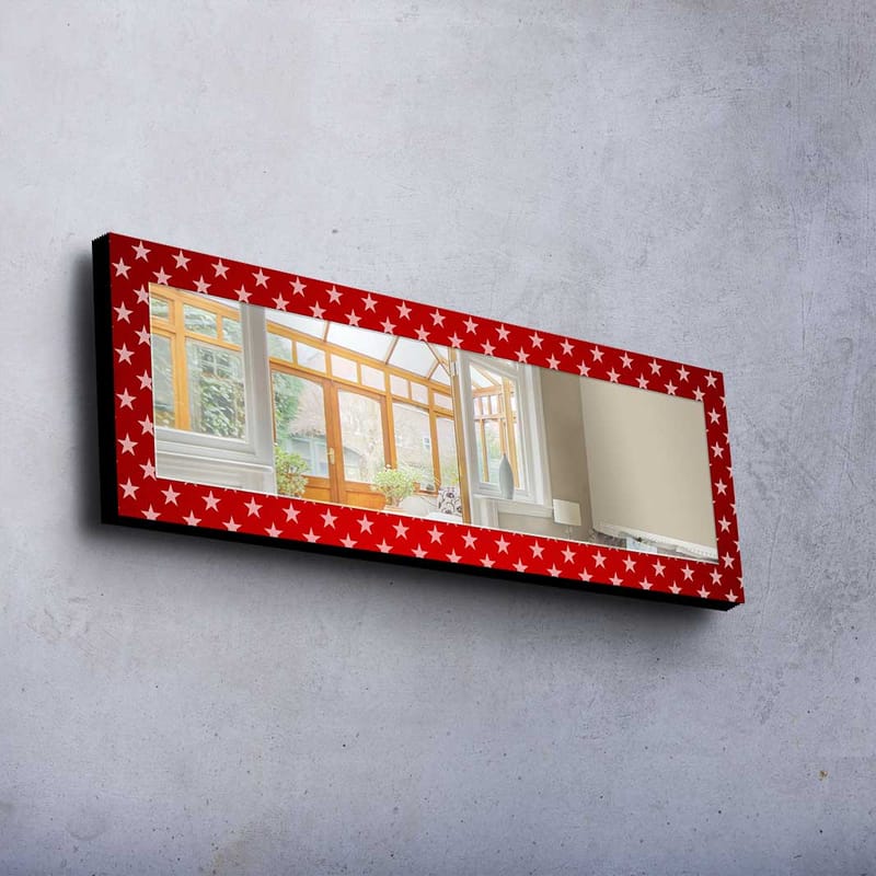 Denisova Dekorspegel 40x120 cm Christmas - Spegelglas/Tyg/Flerfärgad - Inredning - Speglar - Väggspegel