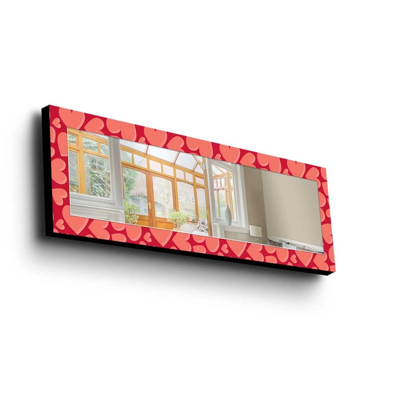 Denisova Dekorspegel 40x120 cm Christmas - Spegelglas/Tyg/Flerfärgad - Inredning - Speglar - Väggspegel