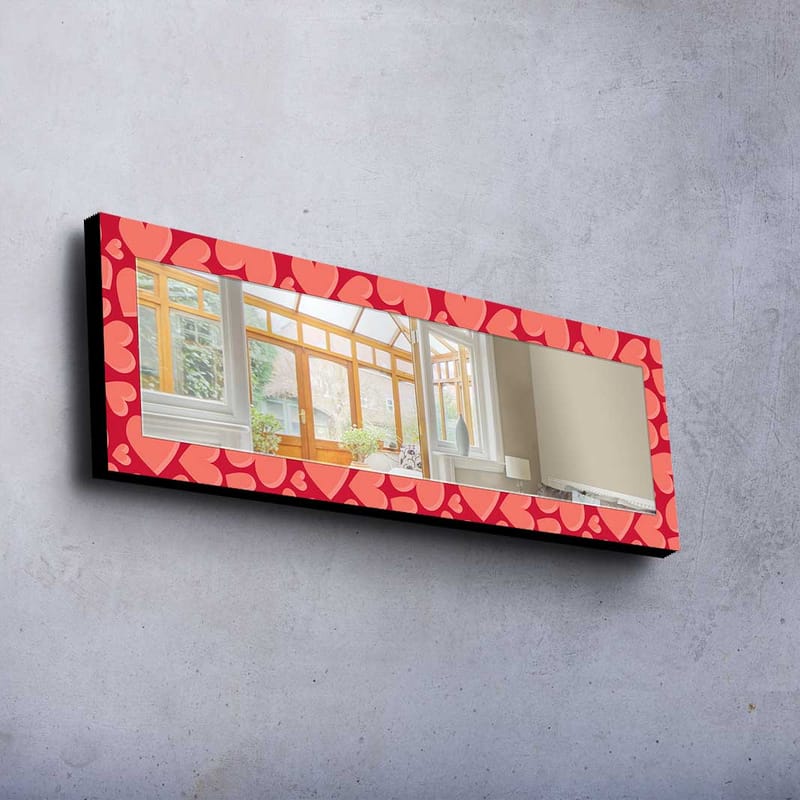 Denisova Dekorspegel 40x120 cm Christmas - Spegelglas/Tyg/Flerfärgad - Inredning - Speglar - Väggspegel