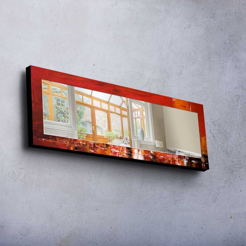 Denisova Dekorspegel 40x120 cm Christmas - Spegelglas/Tyg/Flerfärgad - Inredning - Speglar - Väggspegel