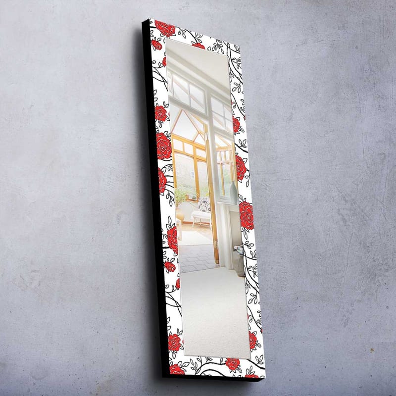 Denisova Dekorspegel 40x120 cm Christmas - Spegelglas/Tyg/Flerfärgad - Inredning - Speglar - Väggspegel