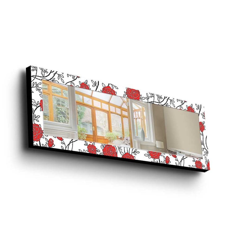 Denisova Dekorspegel 40x120 cm Christmas - Spegelglas/Tyg/Flerfärgad - Inredning - Speglar - Väggspegel