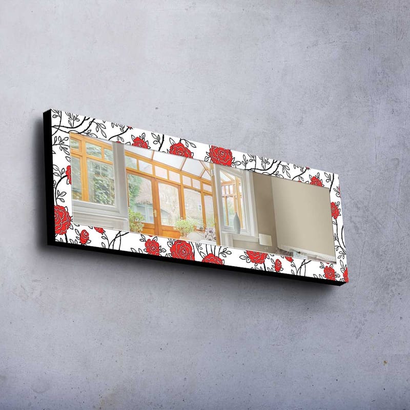 Denisova Dekorspegel 40x120 cm Christmas - Spegelglas/Tyg/Flerfärgad - Inredning - Speglar - Väggspegel