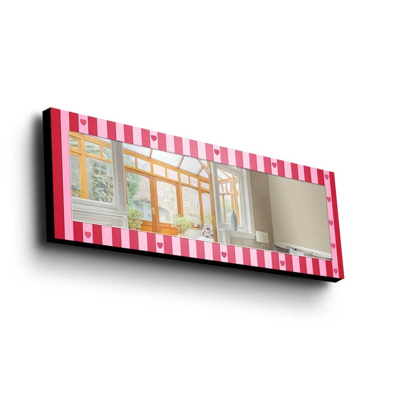 Denisova Dekorspegel 40x120 cm Christmas - Spegelglas/Tyg/Flerfärgad - Inredning - Speglar - Väggspegel