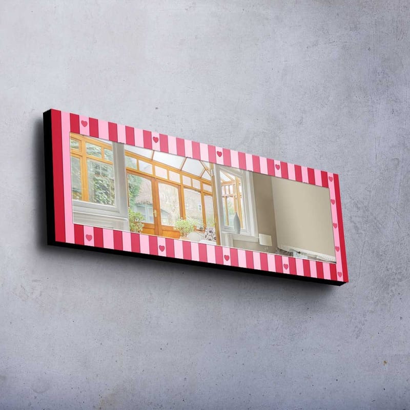 Denisova Dekorspegel 40x120 cm Christmas - Spegelglas/Tyg/Flerfärgad - Inredning - Speglar - Väggspegel