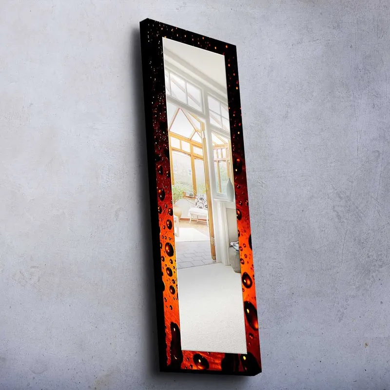 Denisova Dekorspegel 40x120 cm Christmas, Spegelglas/Tyg/Flerfärgad