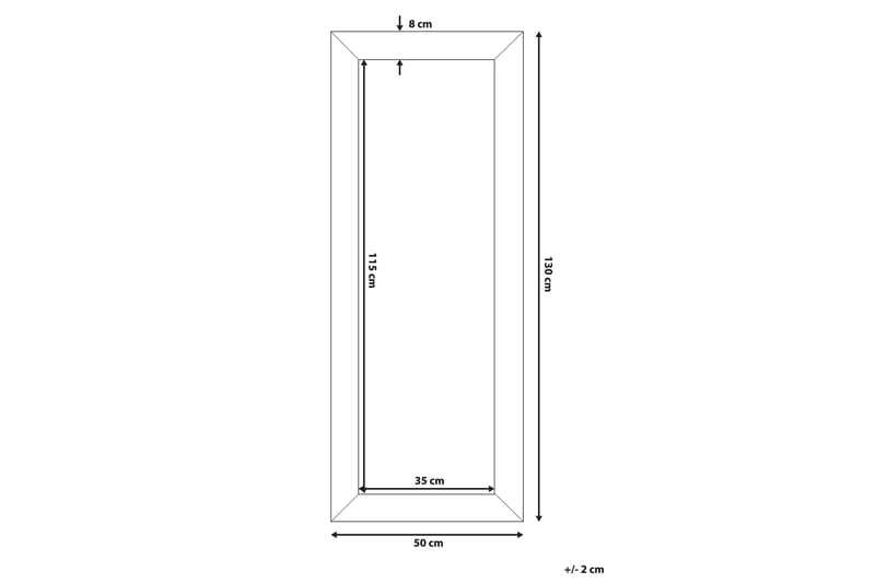 Derval Spegel 50 cm - Silver - Inredning - Speglar - Väggspegel