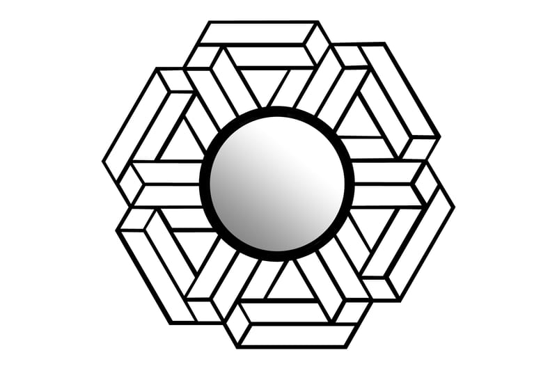Diagonal Spegel - Svart - Inredning - Speglar - Väggspegel