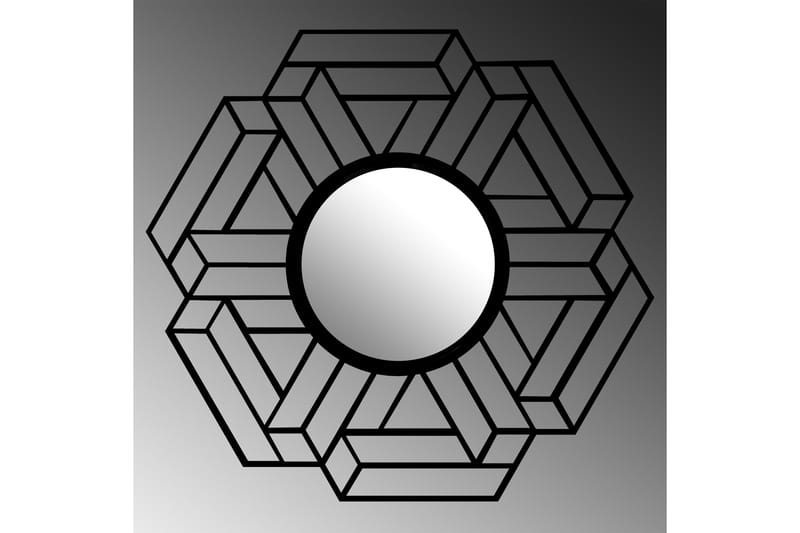 Diagonal Spegel - Svart - Inredning - Speglar - Väggspegel