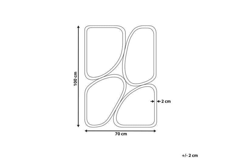 Väggspegel Diancey - Inredning - Speglar - Väggspegel
