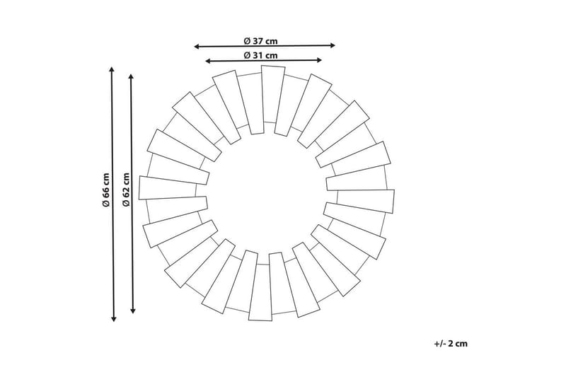 Väggspegel Ecatepec - Inredning - Speglar - Väggspegel