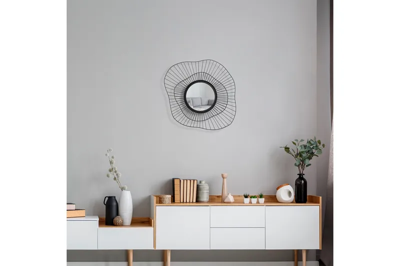 Euro Flora Spegel - Svart - Inredning - Speglar - Väggspegel