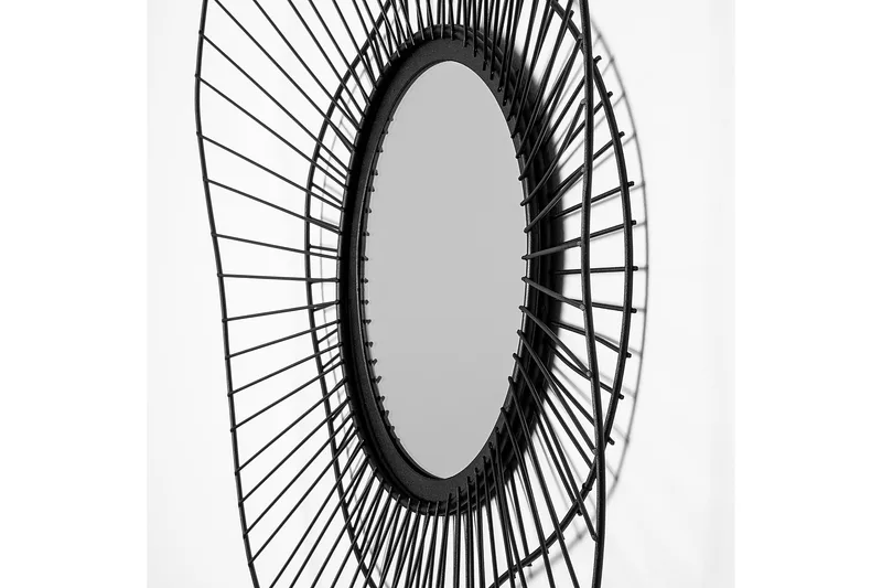 Euro Flora Spegel - Svart - Inredning - Speglar - Väggspegel