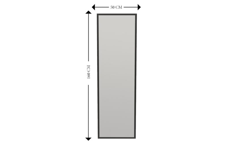 Falesia Spegel 50 cm Rektangulär - Svart - Inredning - Speglar - Väggspegel