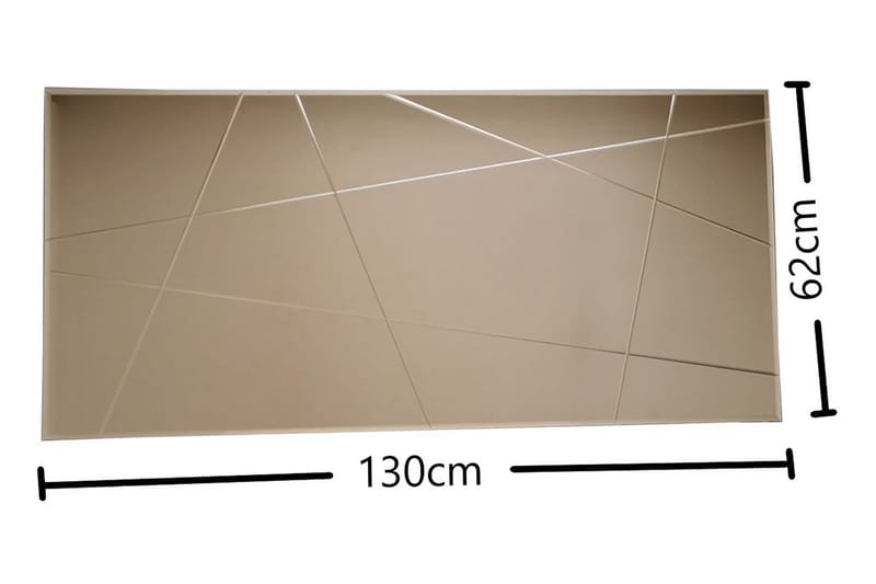 Fellwock Dekorationsspegel 62 cm - Silver - Inredning - Speglar - Väggspegel