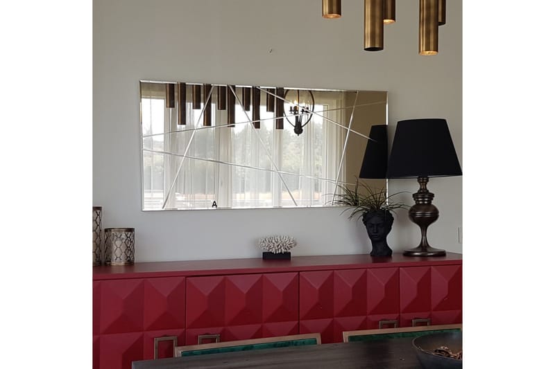 Fellwock Dekorationsspegel 62 cm - Silver - Inredning - Speglar - Väggspegel