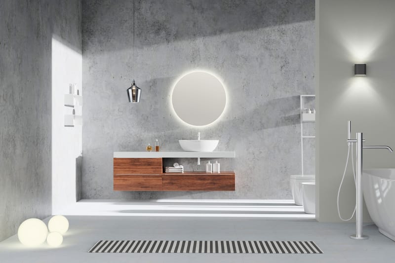 Franzi Spegel med LED-belysning Ø60 cm - Mirrors and more - Inredning - Speglar - Väggspegel