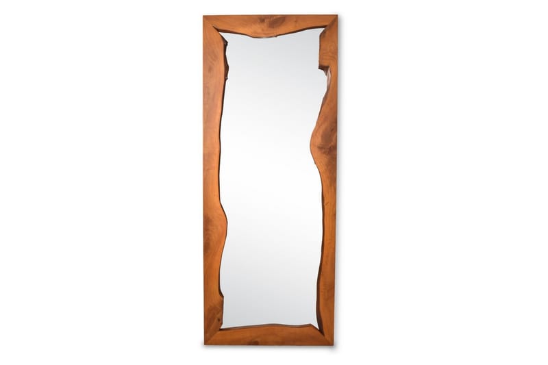Gabel Spegel 170 cm Rektangulär - Valnöt - Väggspegel - Hallspegel