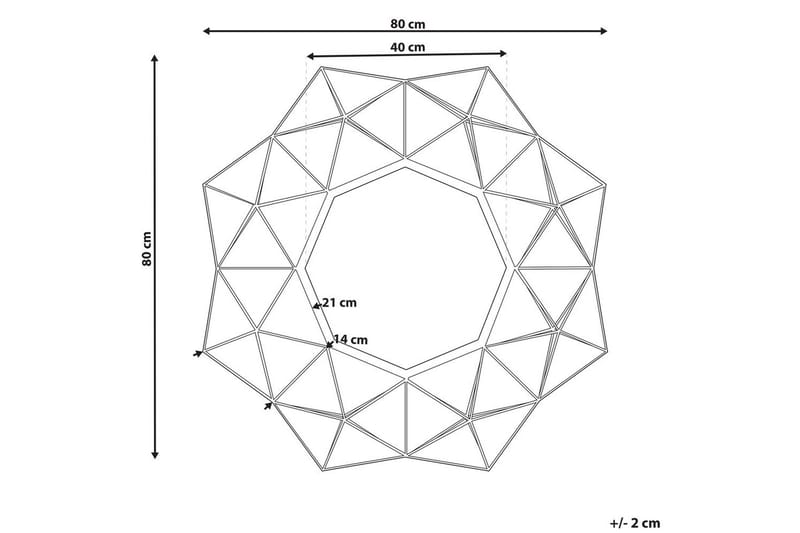 Väggspegel Gaillac - Inredning - Speglar - Väggspegel