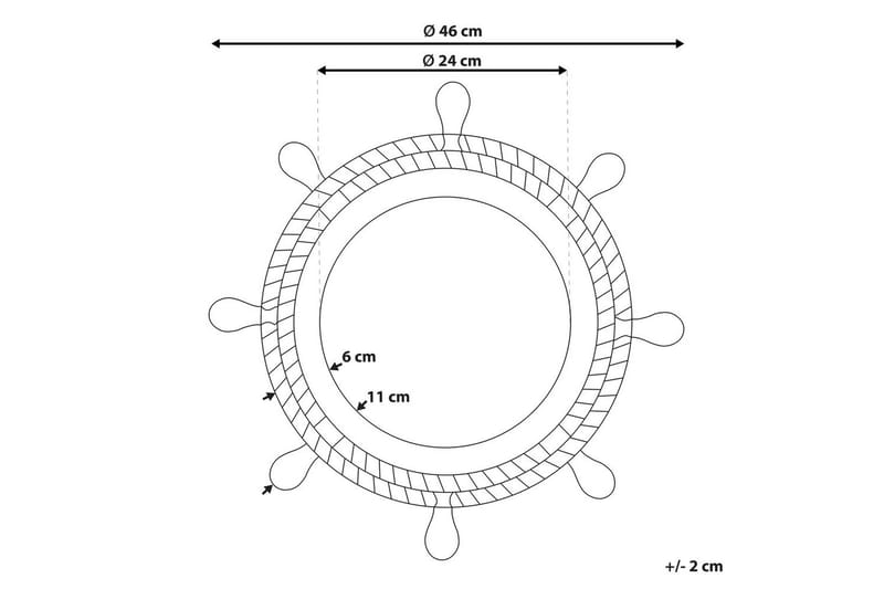 Väggspegel Gormaz - Inredning - Speglar - Väggspegel