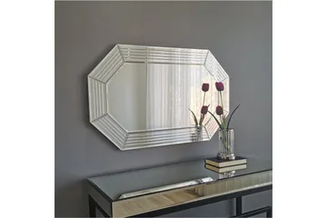 Hacher Dekorationsspegel 60 cm - Silver - Inredning - Speglar - Väggspegel