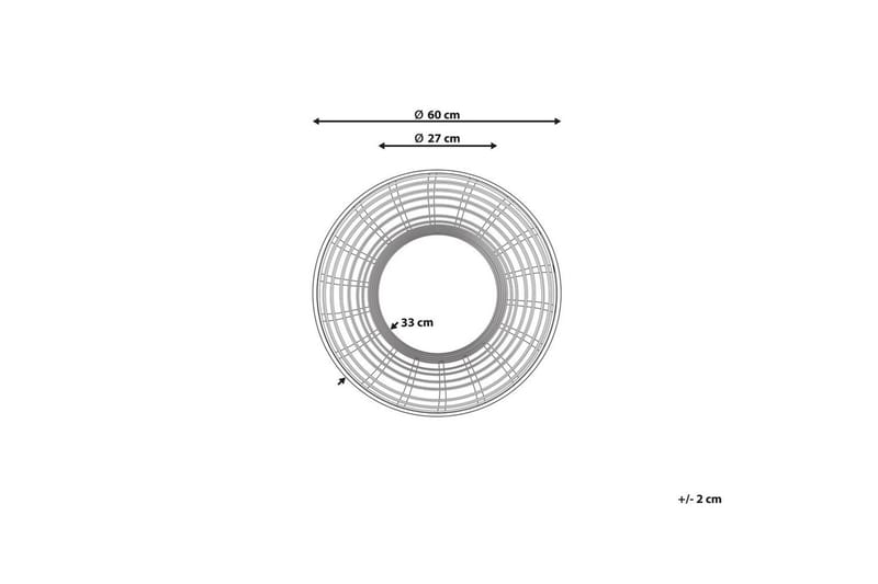 Väggspegel Hanua - Inredning - Speglar - Väggspegel