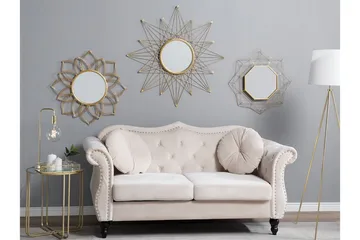 Hillion Spegel 50 cm - Guld - Inredning - Speglar - Väggspegel