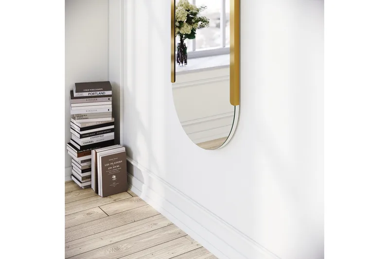 Ingang Spegel 50 cm Rektangulär - Guld - Inredning - Speglar - Väggspegel