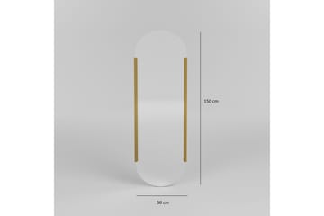 Ingang Spegel 50 cm Rektangulär - Guld - Inredning - Speglar - Väggspegel